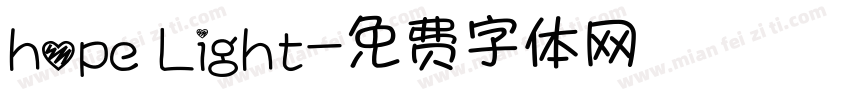 hope Light字体转换
